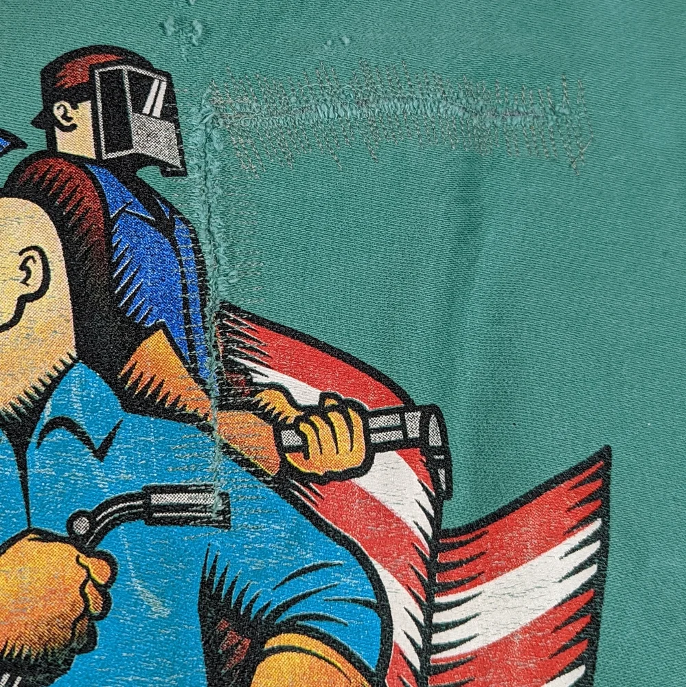 Vintage Black Stallion Sz XL Welders Jacket - Picture 4 of 8